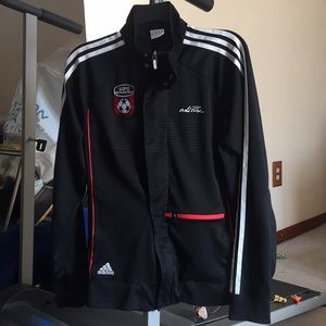 Adidas Blk Mass Premier Soccer Athletic Jacket M